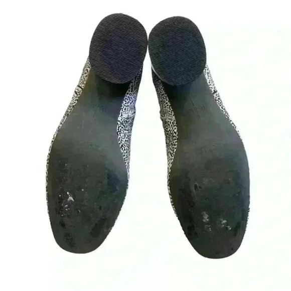 Paolo Black and White Ankle Boots - Picture 4 of 6